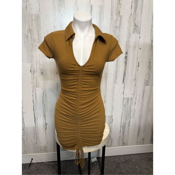 Brown mini dress - Picture 1 of 5